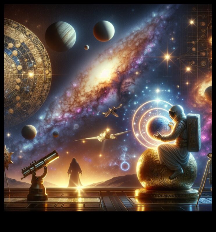 تأملات الكواكب: التفكير في أسرار الفضاء الخارجي غير المستكشف