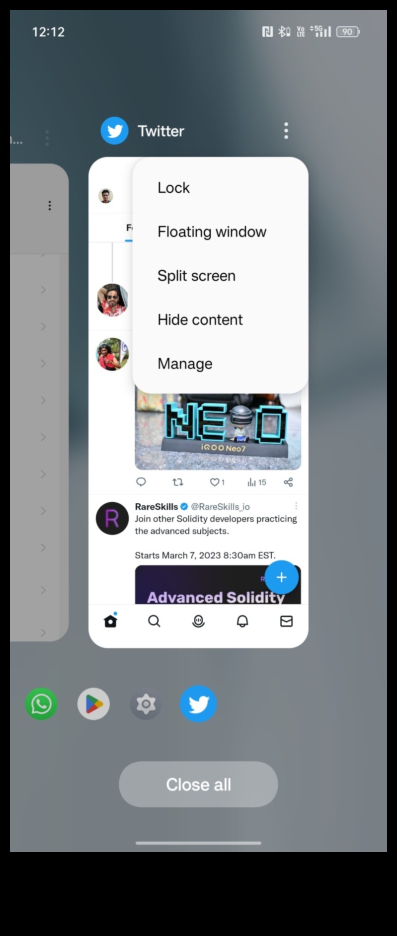 أساتذة تعدد المهام: الهواتف ذات وظائف الشاشة المنقسمة المتقدمة