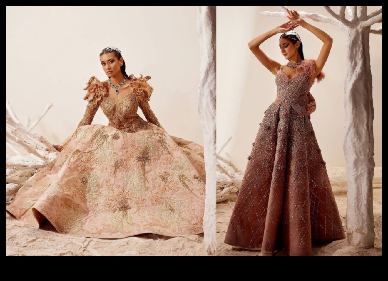 فساتين زفاف Runway Radiance الحديثة مع لمسة حضرية 2 تألق المدرج: سحر حضري في فساتين الزفاف الحديثة